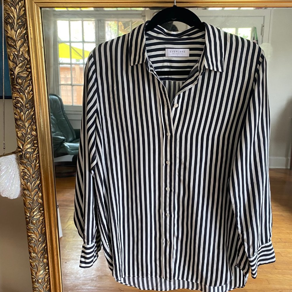 Everlane Relaxed Fit Stripe Shirt